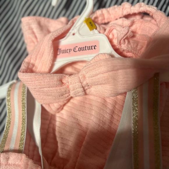 NWT 3T Juicy couture velour Romper set - - Picture 4 of 4